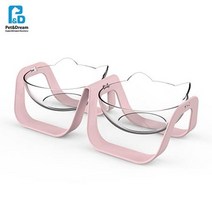포메라니안 간단급여기 치와와 펫밥그릇 코카스파니엘 미끄럼방지사료그릇 핑크 식판, 상세페이지 참조