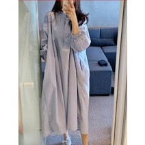 여성을위한 여름 가을 드레스 패션 칼라 버튼 긴 소매 셔츠 드레스 여성 39 s 긴 캐주얼 셔츠 솔리드 컬러 드레스 가운