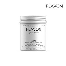 플라본 비건인증 가루치약 민트 50g, 단품