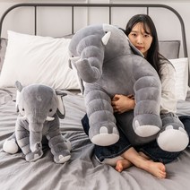 토이웍스 KC인증 행복코끼리 수면 애착 인형 50cm 코끼리인형 44649EA, 본상품선택