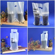 보름달비닐 커피비닐캐리어 인쇄 무지- 200매 12종, 100매, 종이컵 무지컵캐리어