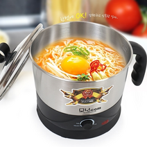 라면끓이는용기 불없이 라면 전기냄비 멀티 다용도 자동 포터 포토 포트 햇반데우기, 1.8L 멀티포트