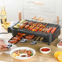 라끌렛 꼬치 구이 고기 불판 멀티 전기 그릴 직화, 블랙패키지 5종
