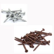 YUJINCO 목재용(델타) 나사 피스 방부목 소량 25mm 32mm 38mm 50mm 65mm 75mm 90mm, 목재용(델타)피스, 90mm(15개), 1개