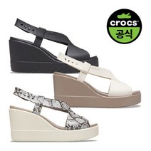 크록스 크록스공식 여성 CROCS BROOKLYN HIGH WEDGE W 3종 택1 (20SWWD206222)