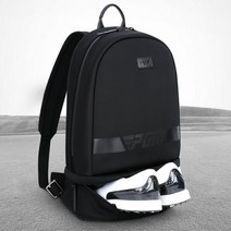 PGM 남성 골프백팩 블랙 골프옷가방 보스톤백팩, 블랙 골프백팩