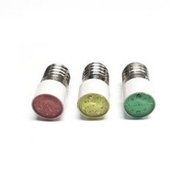 메카 LED꼬마전구 파일롯트 스크류타입 6.3V, 1색, 적색