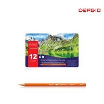 세르지오 수채색연필 12색세트 수채화색연필 CE2012