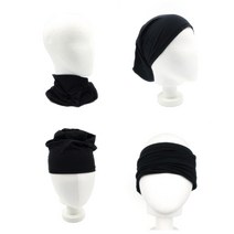 스포츠 마스크 1P 블랙 신축성우수 스키 낚시 벌초 라이딩