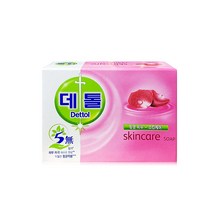 데톨 항균비누 모이스처(스킨케어), 3개, 95g