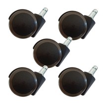 NB 우레탄캐스타 5개 1셋트 의자바퀴 의자부속 부품 수리 교체 DIY, NB캐스타 블랙&그레이