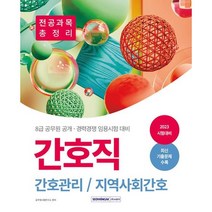 2023 간호직(간호관리 지역사회간호)전공과목 총정리, 투명, 코일링(2권)추가