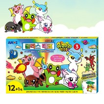 [아모스 공식몰] 아모스 글라스데코 휴리와 친구들 3, 글라스데코 휴리와 친구들 3 x 2개