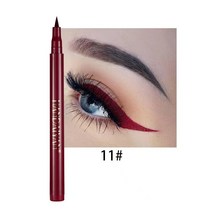 BLOWFISH FUGU컬러 아이라이너2p 붓펜 워터프루프 아이라이너 리퀴드 아이라이너12가지 색상리퀴드, 11#2p, 1개