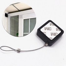 자동 문닫힘 와이어 도어클로저 문열, 검정