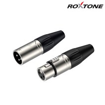 록스톤 XP3FM XLR 캐논짹 커넥터 플러그 연결 젠더 짹 ROXTONE 고급형 캐논PL 고급 앰프