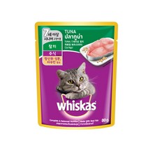 위스카스 시니어 파우치80g(참치)