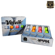 VOLVIK VISTA iv 4피스 12알 비스타 컬러골프볼, 선택완료, VISTA iV 12알/칼라볼