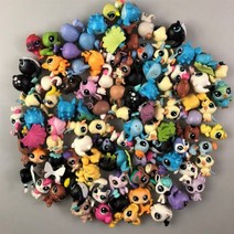 Pet Shop Lps 장난감 스탠딩 애니메이션 피규어 희귀 짧은 머리 고양이 이집트 회색 파란 눈 오래된 오리지널 동물 컬렉션 선물 완구, Send one randomly