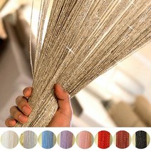 모던하우스 커튼 안방 빈티지 나비주름 암막 반짝이 문 문자열 실버 리본 반짝 술 플래시 라인 valance for window room home decoration