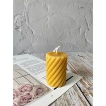 회오리 천연밀랍초