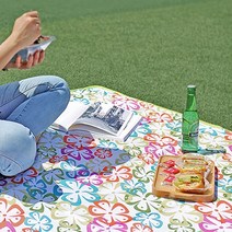 1인용 2인용 커플 돗자리 4종 미니 방수 야외 매트 한강 나들이 소풍 텐트 휴대, FLOWER(플라워)