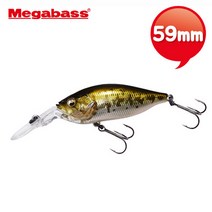 메가배스 DEEP-X100 59mm 크랑크베이트 배스루어 꺽지, 와일드크로우-455308