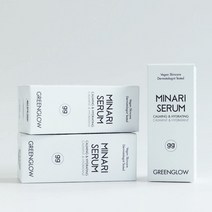 [한정수량 3+1] 그린글로우 미나리 진정 수분 세럼 30ml, 4개