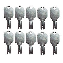 Mover Parts (10) Forklift Key for Clark Yale Hyster Komatsu Gradall Gehl Crown & More 166 null, 1