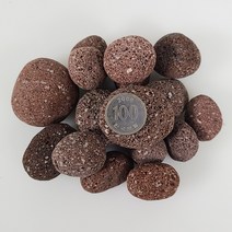 라바에그스톤 원예용 자갈 레드 2kg, 라바스톤 레드 2kg 2호, 2000g, 1개