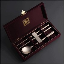 국산 방짜수저 건강 방짜유기수저 1인용 효도선물 VIP선물, 1인용세트