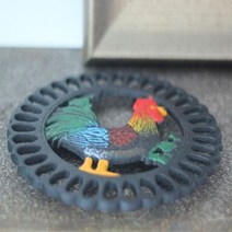 [다용도/소품/최저가] 닭 주물 냄비받침 냄비받침대 인덕션매트 _352797EA, 본상품선택