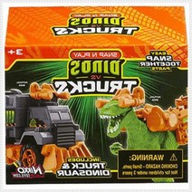 완구 덤핑 문구 스냅앤플레이 소방차 어린이선물 장난감 다이노트럭 공룡VS트럭, 단품