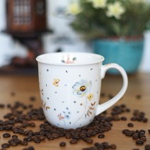 [웹셀] 한글그릇 디귿 큰 머그컵 520ml (컵1P) /에스프레스잔 /관광선물 /집들이선물 /외국인선물 /단체선물 /다량상담가능