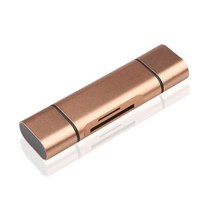 카드리더기 usb sd card Kebidu pc usb 2.0 를위한 여성 공용 영역을 가진 5-in-1 유형, 02 gold