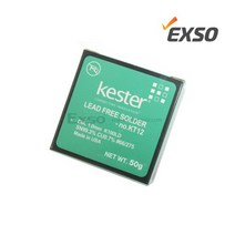 엑소EXSO 무연납 실납 kester No. KT12 1.0mm 50/80g, 상세설명 참조, 50g