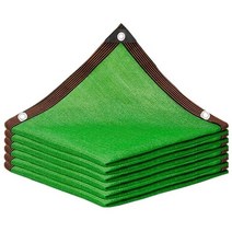 270도어닝SFY 특징 12 바늘 업그레이드 녹색 UV 보호 HDPE 플라스틱 메쉬 커버 심기 천막 자동차 정원 텐, 01 green_01 2x2m