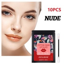립글로즈 립틴트 면봉 틴트 립밤 착색 타투 립스틱20 개/대 액체 립스틱 목화 면봉 립 색조 휴대용 방수 여, 한개옵션1, 09 C03 10PCS