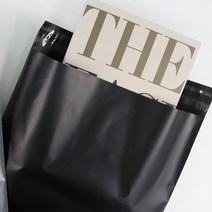 HD 검정색 택배 봉투 25x35+4 100매 쇼핑 배달 PE 우편 의류 편지 속지 종이 폴리백 파는곳, 단품