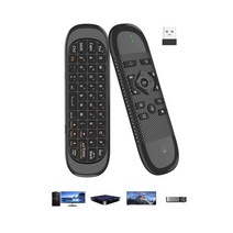 Miritz 백라이트 키보드가 있는 에어 마우스 리모컨 [음성 입력] [엔비디아 쉴드 PC 스마트 TV 노트북 안드로이드 박스 프로젝터 HTPC용] [마우스/키보드/리모컨 3-in