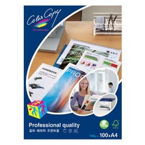 몬디 컬러레이저용지 A4 100매 100g프린트 복사용지 A4 대용량 오피스 코팅, 상세페이지 참조, 상세페이지 참조