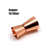 칵테일쉐이커 취미키트 칵테일 세트 일본 측정 컵 도구 바 지거 액세서리, Copper 15-30ml