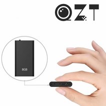 노래녹음기 qzt 작은 음성 레코더 미니 mp3 플레이어 작은 디지털 오디오 사운드 레코더 마이크로 보이스 레코더 딕 터폰 녹음 장치 166, 16 기가 바이트