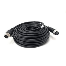 Accugps 30ft10m 자동차 4pin 항공 비디오 연장 케이블 cctv 후방 카메라