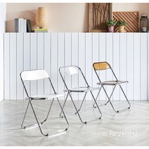 최신상 루이빌 시리즈 폴리카보네이트 인테리어 체어 의자 레트로브라운 투명의자 크림아이보리 테이블도 함께 구매가능 현영디자인, 투명