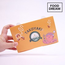 푸드드림 타코야끼 트레이 2호 /타코야키박스 테이크아웃박스 일회용기 [묶음배송불가], 800개
