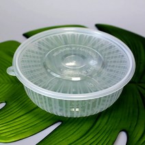 사출냉면용기-중 200파이 몸통 뚜껑 200개세트 불투명, 200개, 1박스