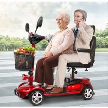 노인 어르신 장애인 전동스쿠터 휠체어 전동차 접이식 보행기, 12A 350W 2인용