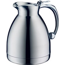 Alfi Hotello 진공 단열 보온병 카라페 뜨거운 음료와 차가운 음료용 60L 스테인리스 스틸, .6 Liter