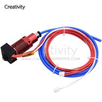 3D 프린터 대형 소형 가정용 교육용 공업용 사무용 선물용 3d 부품 mk8 압출기 핫엔드 키트 0.4mm 노즐 ender3 ender3v2 cr10 ender5 3d 용, 12v 40w cr10spro